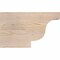 Ekena Millwork Newport Smooth Rafter Tail, Douglas Fir, 5 1/2"W x 10"H x 16"L RFT06X10X16NEW00SDF - alternate 3